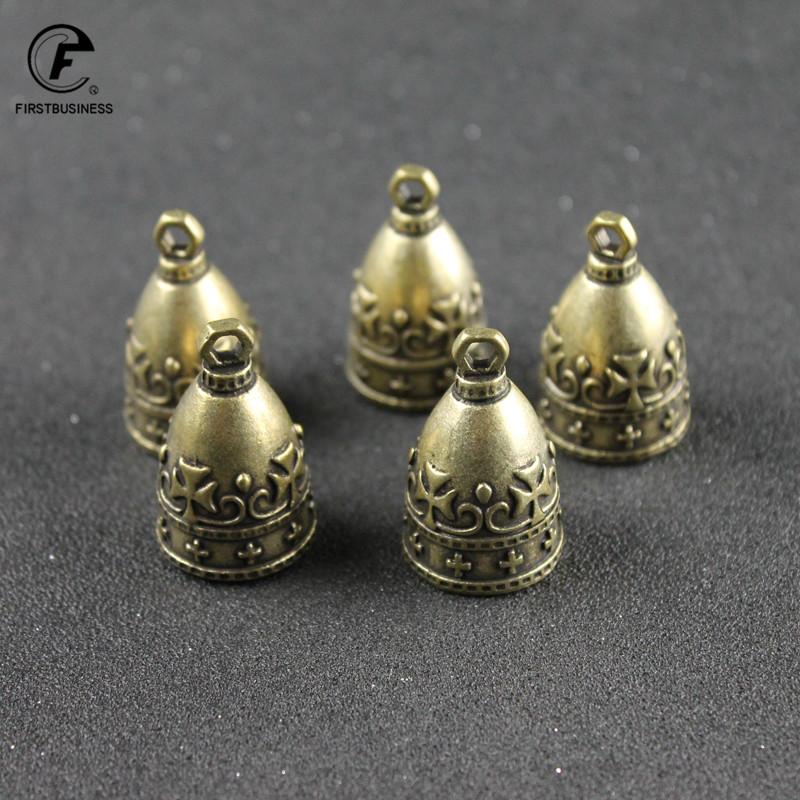 1Pcs Copper European Retro Bells For Home Wedding Party DIY Handmade Jewelry Campanula Accessories Christmas Tree Ornaments