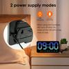 Digital Wall Clock 8.5 Inch Large Display LED Alarm Clock with Date Week Temperature Dual Alarm 3 Levels Brightness LED Clocks