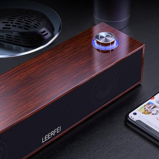 E350M Bluetooth-compatible Speaker Wireless Stereo Sound Rectangle Portable Sound Box Subwoofer for Desktop