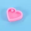 WTEMPO Heart-Shaped Keychains Kit Silicone Molds Bags Hanging Decoration Making Molds DIY Epoxy Molds with Keyrings for Beginners & Adults