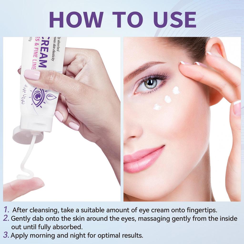 Eye Cream-Deeply Hydrates Moisturizes, Smooth And Repair The Eyes-Suitable For All Skin Types, 60g