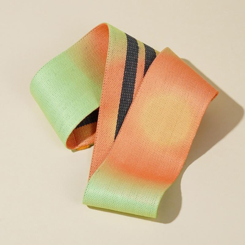 Colorful Buttocks Resistance Band - Peach-shaped Buttocks and Perineum Stretch Band - High Elasticity for Home Fitness, Yoga