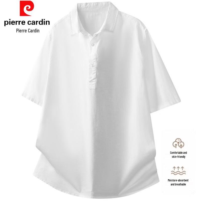 

Мужская летняя хлопково-льняная футболка-поло Pierre Cardin XL