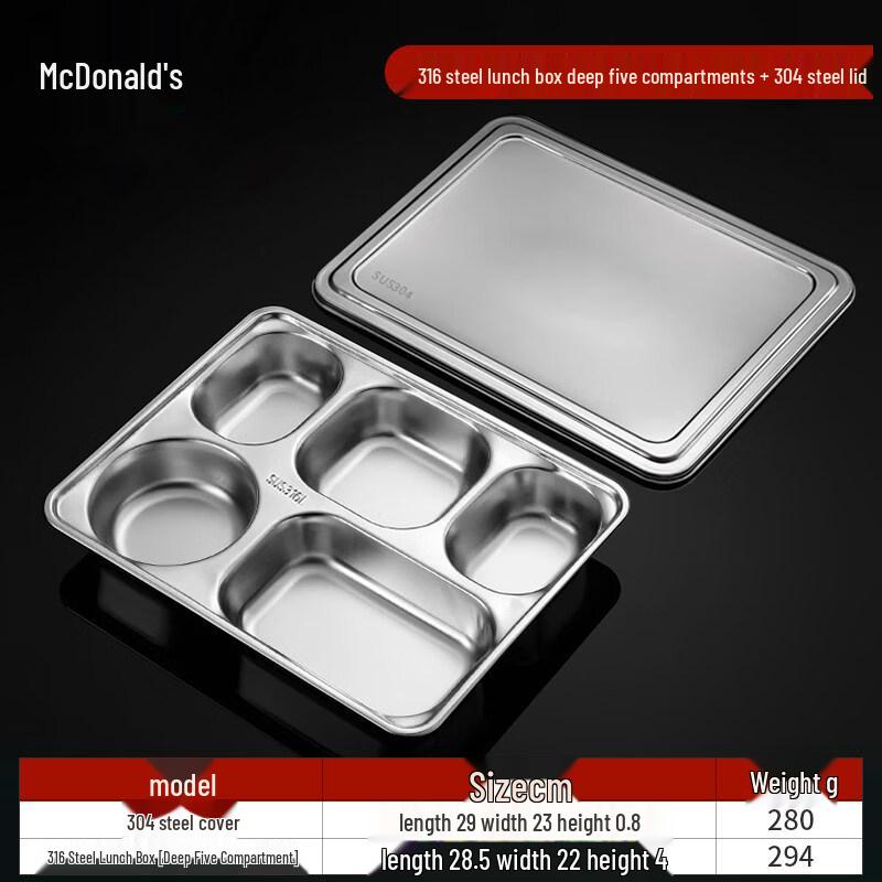 ZISIZ Divided Paper Fast Food Tray