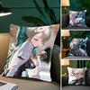 Lynette Anime Game Genshin Impact Pillow Case Sofa Cushion Cover Room Home Decoration