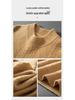 Men's Thickened Cashmere Sweater - Half High Neck Wicker Cable Knit