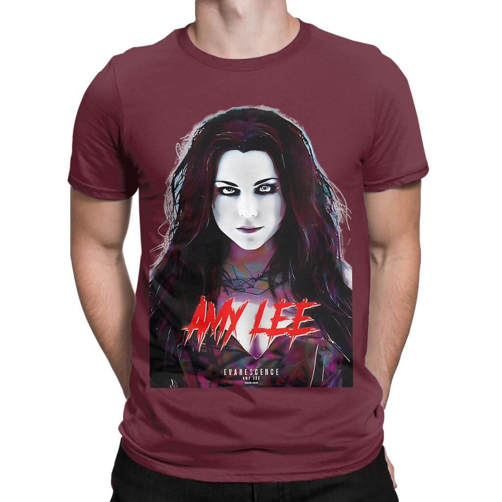 Amy lLee Evanescence Hymn of the Hollow Heart Funny 100 Cotton TShirt Amy lLee Evanescence Tops Tees For Unisex