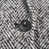 European and American style, French style, women's clothing, fashionable and versatile herringbone twill coat jacket 4968223