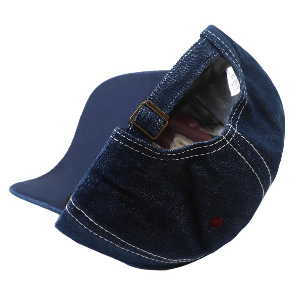 New Bear Embroidered Baseball Cap Men Women Adjustable Retro Washed Denim Hat Hip Hop Outdoor Sports Snapback Dad Hats