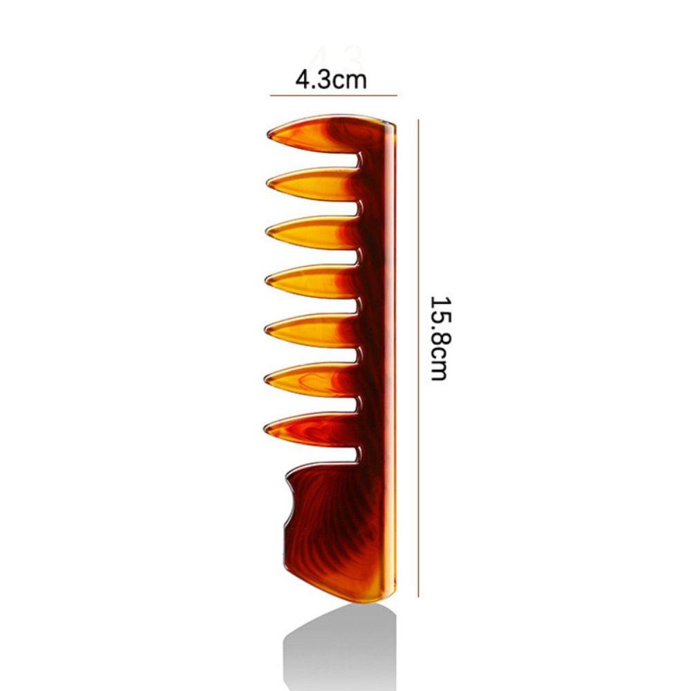 Flat Double-Sided Flat Comb Wide Toothed Hair Oil Head Comb Vintage Wide Tooth Comb