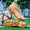 Soccer Men Professional Teenager Outdoor Lightweight Football Shoes Comfortable Grass Breathable Lace-up Football Boots