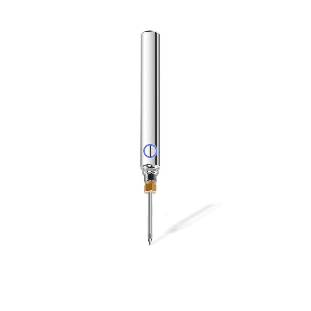 Silver Wireless Rechargeable Woldering iron Soldering Pen With USB Cable DC5V 8W