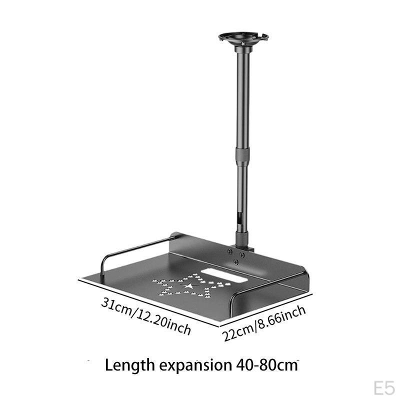 Ceiling Holder with Shelf for Projector/camera, Height -adjustable Home Bracket, Strong Load