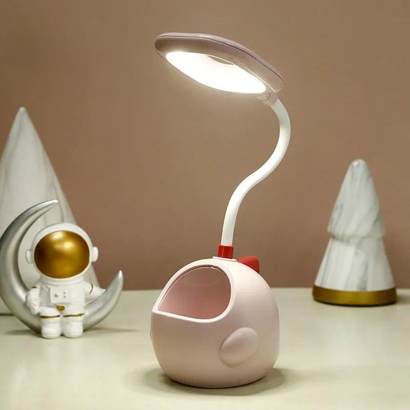 Eye Protection Desk Lamp Desk Student Dormitory Reading Night Light Led Bedroom Bedside Lamp USB Rechargeable Creative Desk Lamp