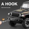 1/24 Jeep Dual-form Alloy Model, Cool Sound and Light, Four-wheel Shock Absorption, Exquisite Desktop Ornaments