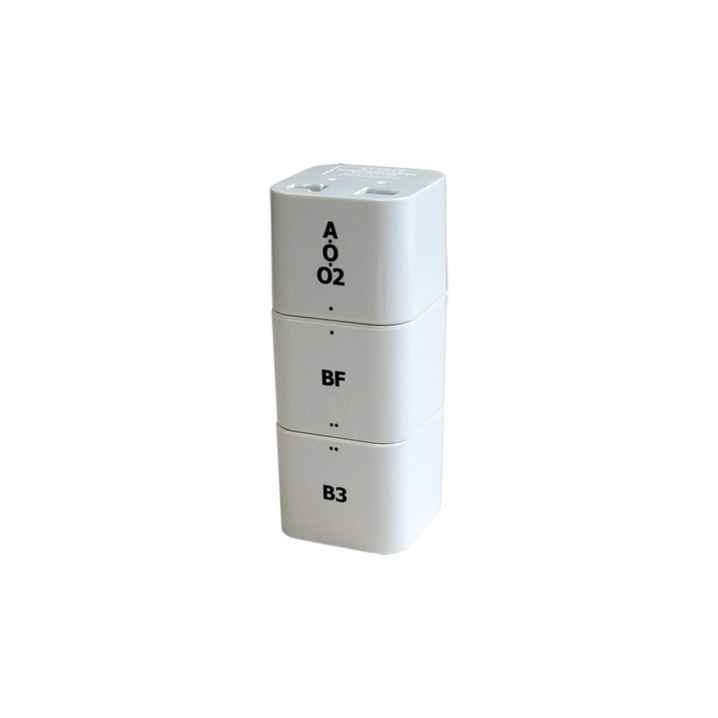 

Kashimura Block type conversion plug for overseas use Kamui NTI-142 білий