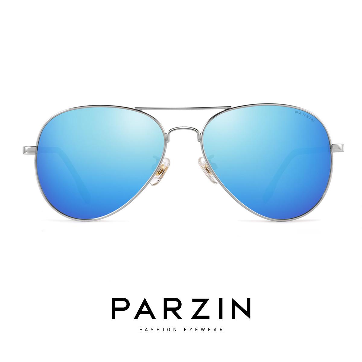 

PARZIN Поляризованные Солнцезащитные Очки Мужские Классические Авиаторы Защита от УФ Лучей Очки для Вождения Мужские Солнцезащитные Очки PZ8023 синий