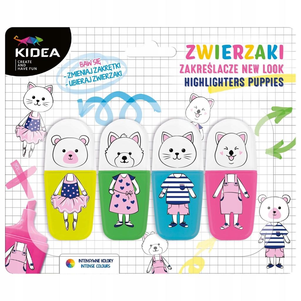 Animal highlighters - NEW look kidea 4291