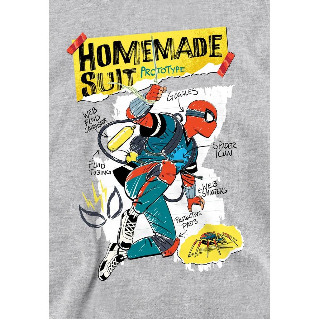 Spider-Man Childrens/Kids Friendly Neighborhood Homemade Suit Pull Over Hoodie