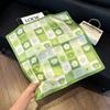 May Kaji Cashew Flower Square Scarf Retro Men's Silk Scarf Buckle British Style Scarf Men's Paisley Pattern Small Scarf Women