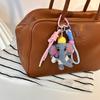 Handmade Wool Felt Elephant Keychain: Cute Backpack Accessory & Small Pendant
