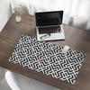 Durable Anti-Slip Desk Mat Geometric Zigzag 90x45 cm