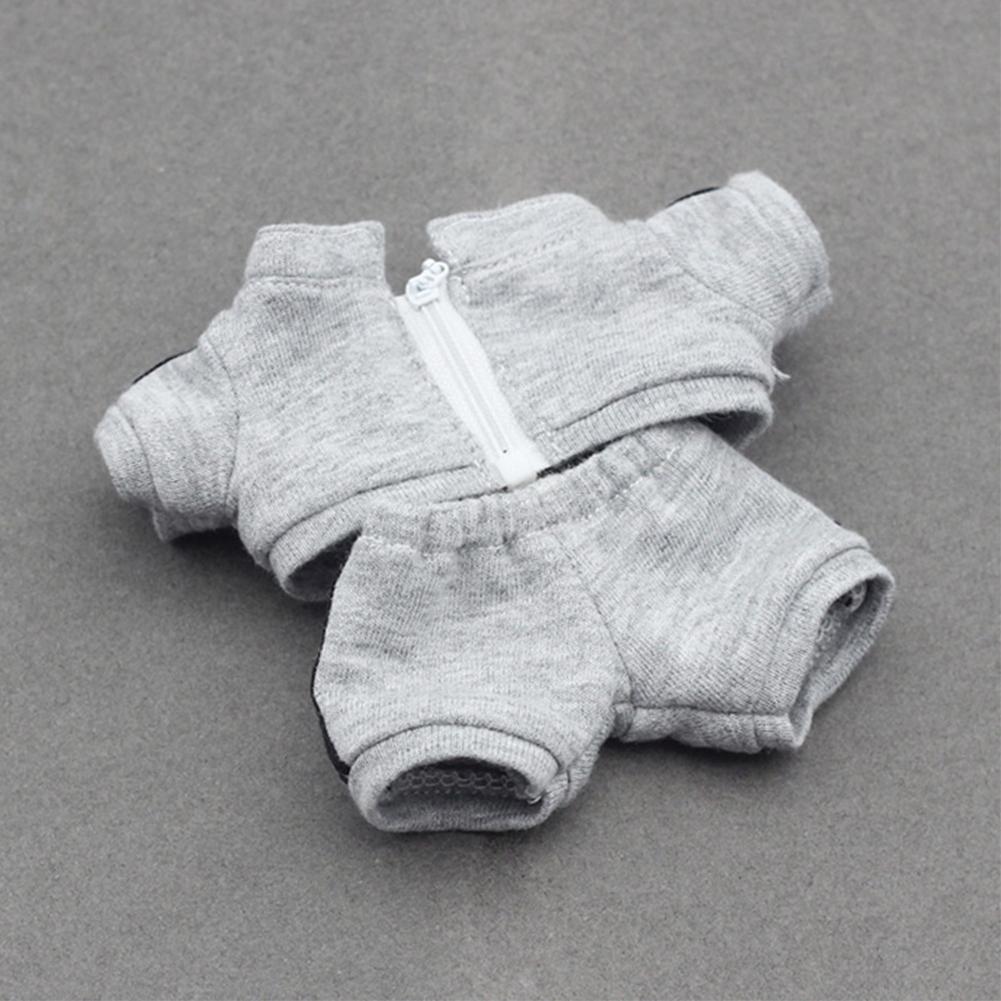 Labubu Dukke Klær Mote Hettegensere Sportsdress Farge Match Hettegensere Dukketilbehør Søt Dekorasjon Små Klær