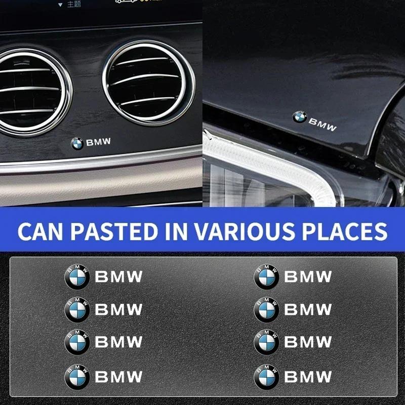 XWKPB1 E60 New 2/5/10Pcs Car Interior Random Stickers Car Steering Wheel Emblem Styling For BMW F34 F45 F46 F26 F25 F15 F16 F40 F10 F4