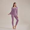 Hengyuanxiang Women's Seamless Antibacterial Thermal Underwear Set