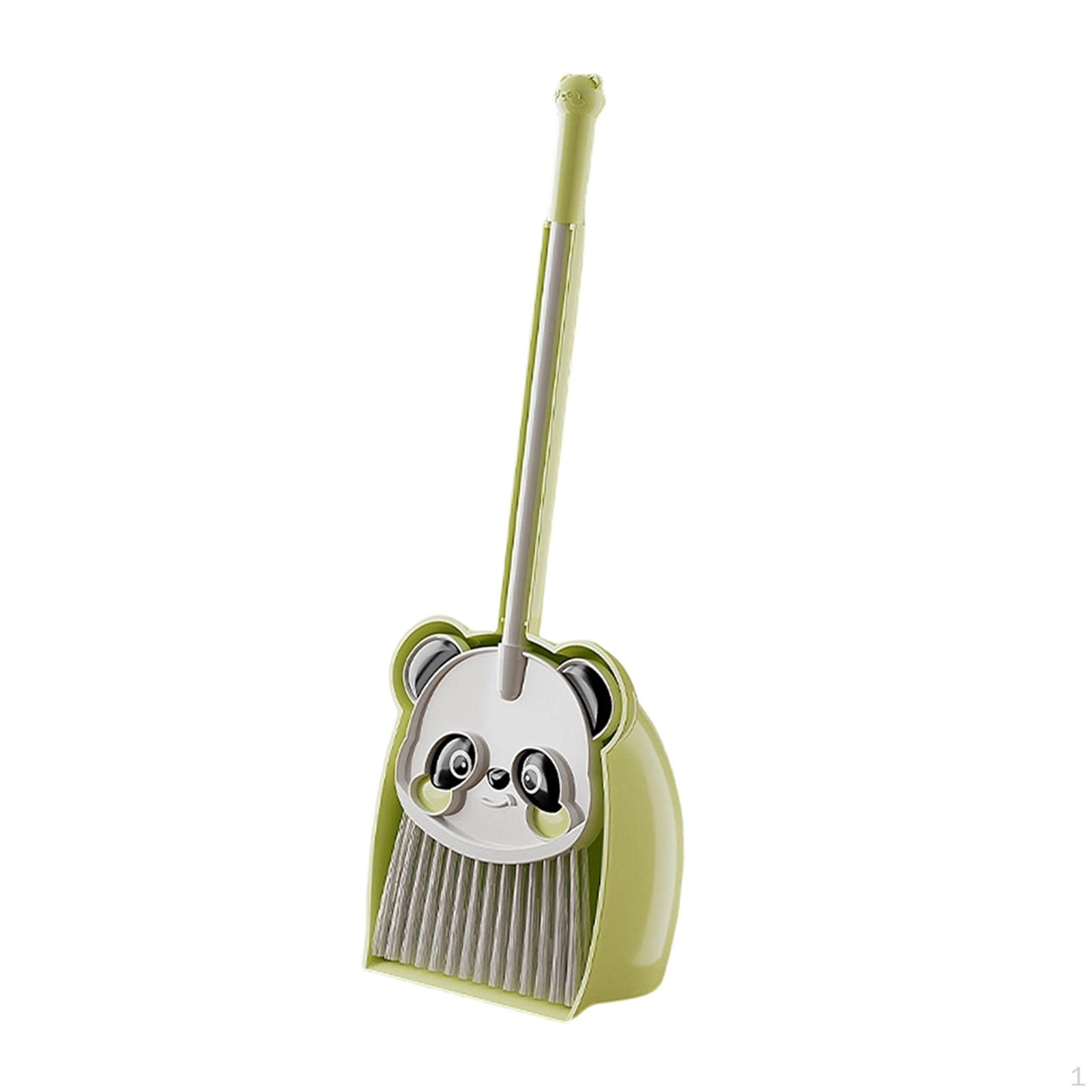 Children s Broom And Dustpan Set - Educational Creative Cleaning for Little House зелёный