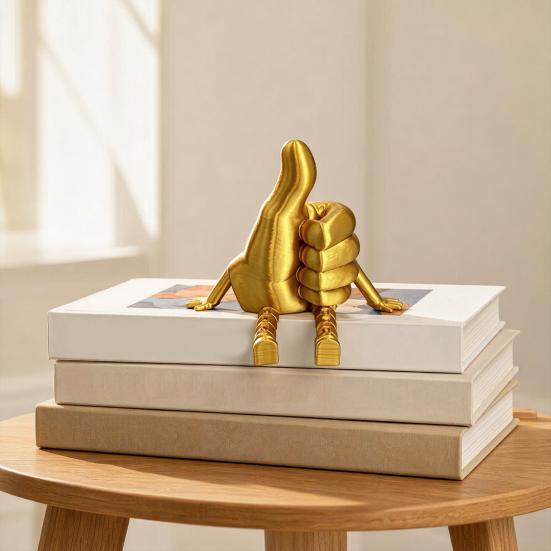Desktop Ornament, 3D Printing One-Piece Molding with Smooth Surface, Movable Joints Adjustable Posture Figure for Healing Gift Home Decor
