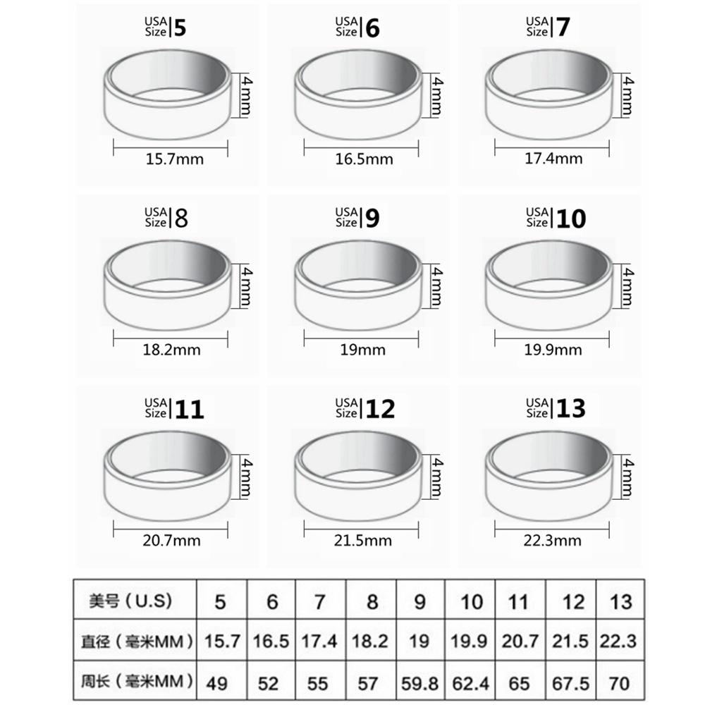 Titanium Steel French Style Jewelry Rotating Ring Trendy Jewelry Fashionelegant Normcore Zircon