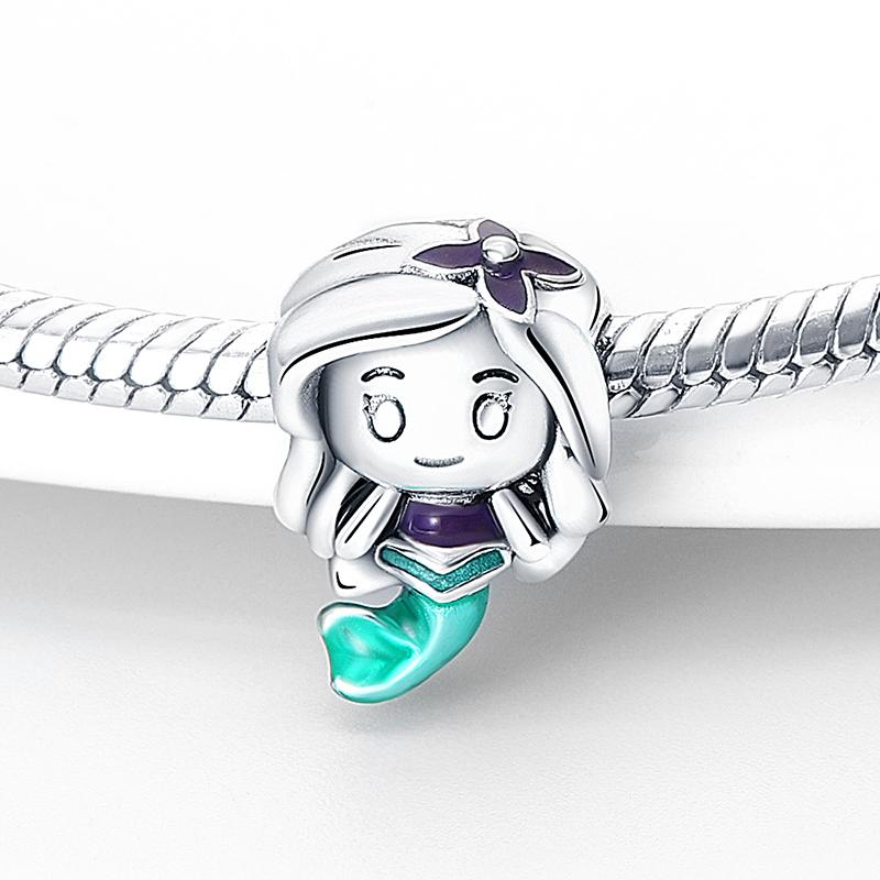 925 zilver Disney Prinses en Mickey Dumbo bedel kralen geschikt voor meisjes DIY armband geschikt voor cadeaus