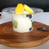 Straw Hat Shape Ice Cream Classes Container for Cake Yogurt Fruit Tasting Party
