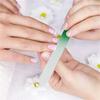 1pcs Colorful Glass Double-Sided Nail Files Strip Professional Transparent Gradient Crystal Polished DIY Manicure Tools Supplies