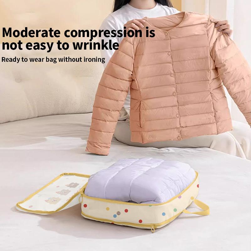 Clothing Storage Bag, Luggage Compartment, Clothing Compression Storage, Children's Down Jacket Storage Bag, Portable For Travel