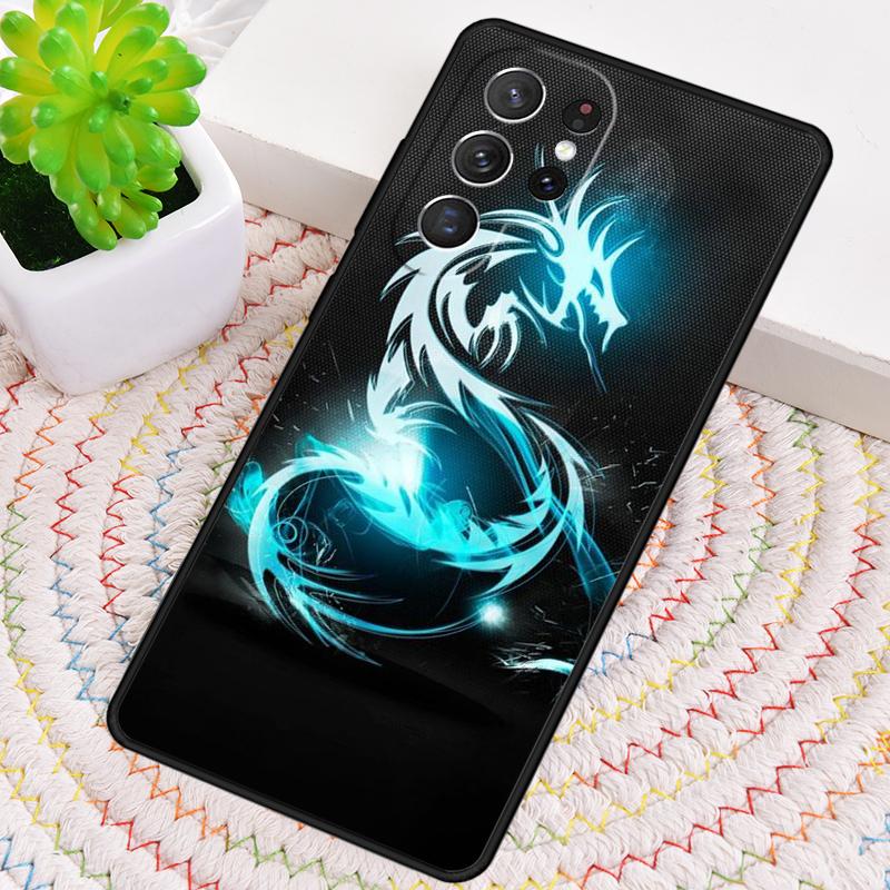 Legendary Chinese Dragon Silicone Phone Case For Samsung Galaxy Note 10 Pro S26 S25 S24 S23 S22 S21 Plus S25Ultra Capa Cover