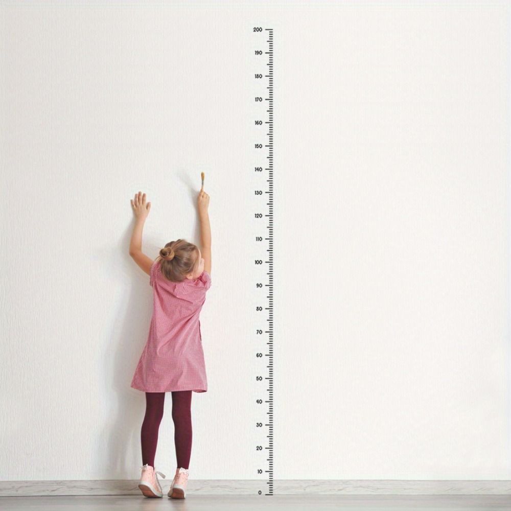 Waterproof Height Measurement Wall Sticker 2-Meter Height Height Ruler Scale Growth Chart  Home Use