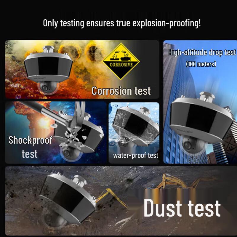 Hikvision DS-2DC3204I-DX 2MP 4x Zoom Explosion-Proof PoE Network PTZ Dome Camera CN plug (adapter included)