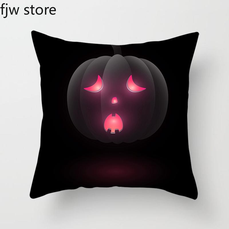 Halloween Decoration Pillowcase Pumpkin Ghost Face Party Holiday Gift Sofa Cushion Cover Bedroom Home