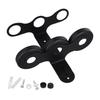 2set Soap Dispenser Bottle Holder With Mounting Screws Wall Mounted Stainless Steel home Bathroom Bottle Storage Rack