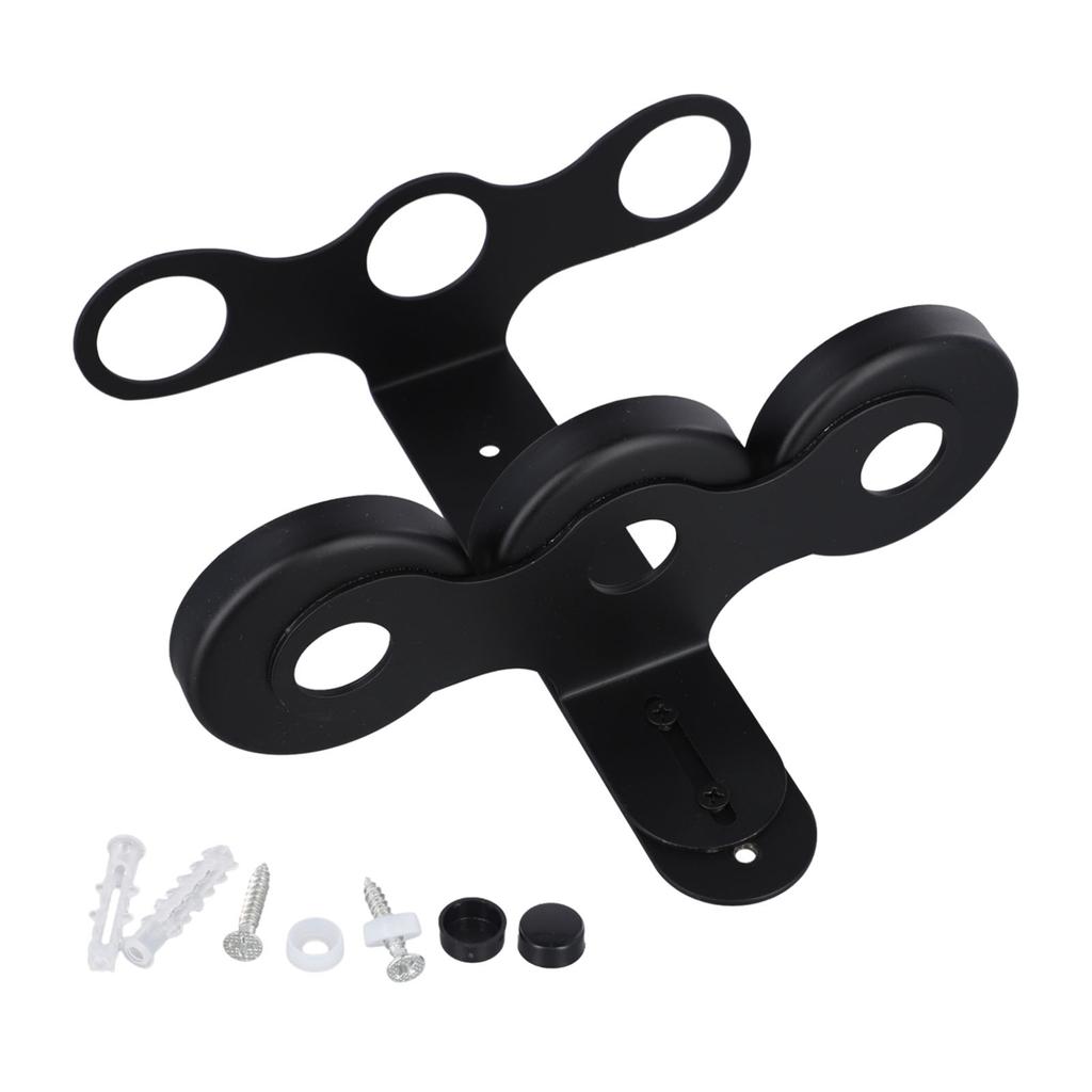 2set Soap Dispenser Bottle Holder With Mounting Screws Wall Mounted Stainless Steel home Bathroom Bottle Storage Rack