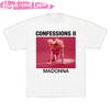 New Summer Fashion Madonna Confessions II Album Print Pure Cotton Unisex Gothic Oversized Women and Unisex TShirt Yk Clothes