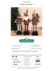 Teleskopische Schneemann- & Rentier-Plüschdekorationen mit Strickmützen für die Weihnachtsausstellung