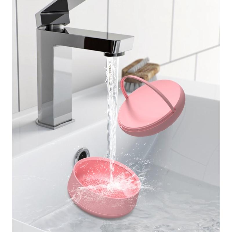 3 in 1 Silicone Makeup Brush Cleaner Convenient and Portable to Cleaning Your Brushes for Women Girls