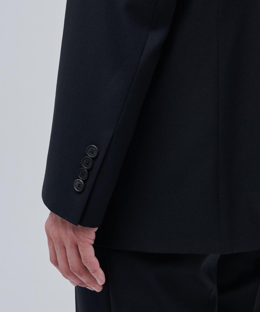 Musinsa Standard Wool Blend Relaxed Basic Blazer [Navy]
