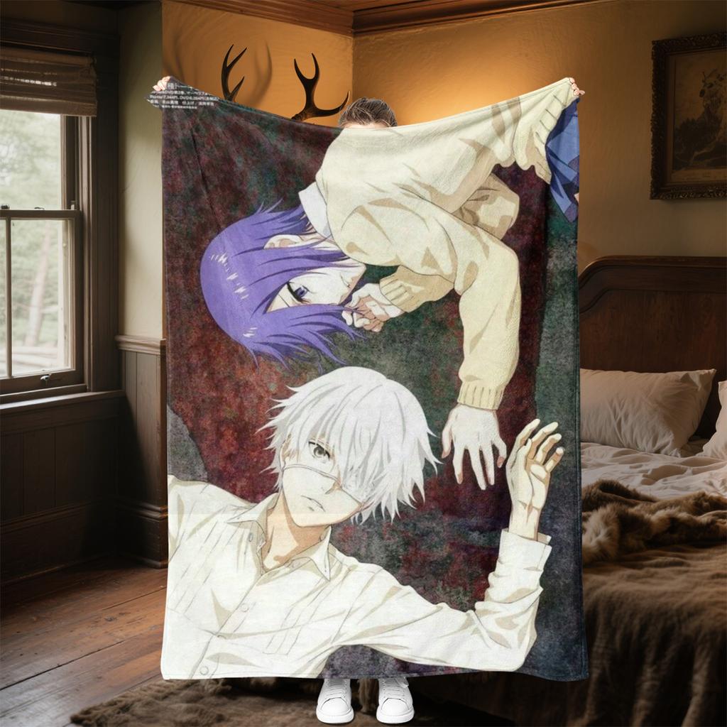 Tokyo Revengers Anime Characters Plush Blanket Suitable All Seasons Soft Comfortable Sofa Office Nap Travel Festive Gift