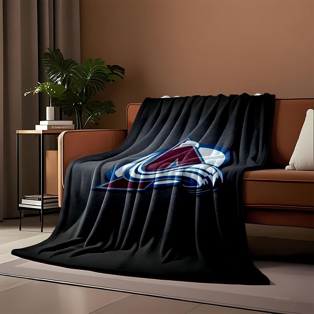 Colorado Avalanche Logo Blanket print blanket soft and cozy perfect for the living room bed sofa or a nap,gift