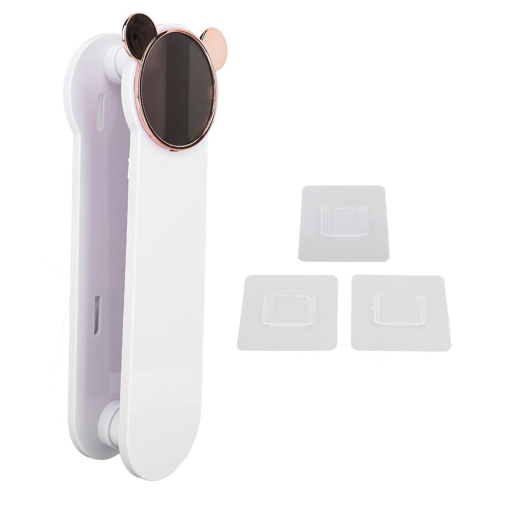 Hanger Organizer Stacker Telescopic Water Resistant Wall Mount Clothes Hanger Storage Rack White