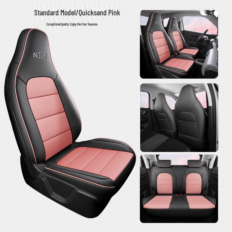 Leapmotor T03 Full Leather Car Seat Cover - All-Season, Universal Fit